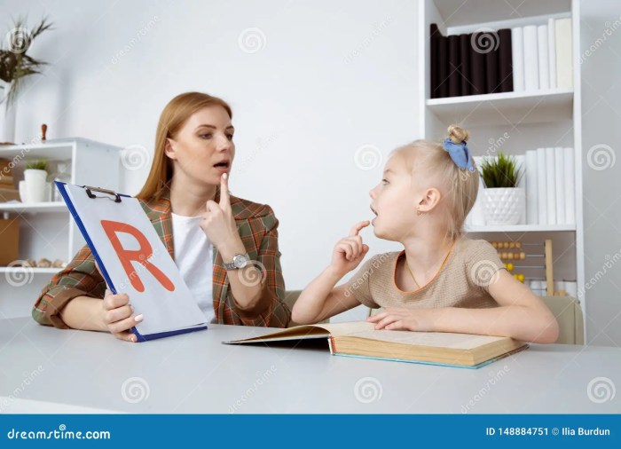 Pronunciation therapy